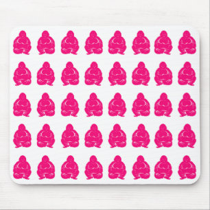 Tapis De Souris Garçons Bouddha Humeurs Asiatiques Roses