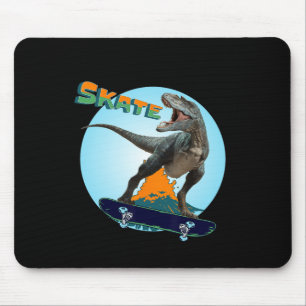Tapis De Souris Garçons cools planche à roulettes T Rex dinosaure 