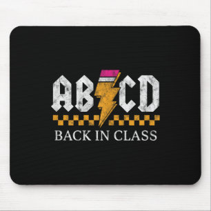 Tapis De Souris Garçons Filles Enseignants Rock Retour À L'école A