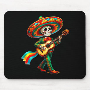 Tapis De Souris Garçons squelette Cinco De Mayo crâne Fiesta Chape