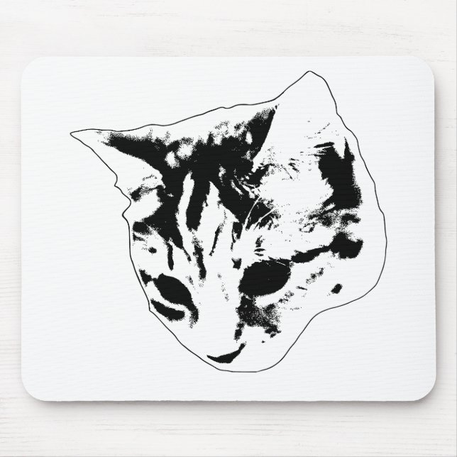 Tapis De Souris Garde-curseur, Feline (Devant)