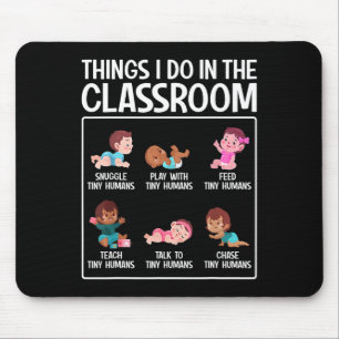 Tapis De Souris Garde d'enfants École maternelle Enseignant pour n