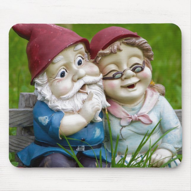 Tapis De Souris Garden Gnomes Couple (Devant)