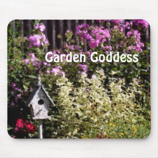 Tapis De Souris Garden Goddess Flower Garden (Devant)