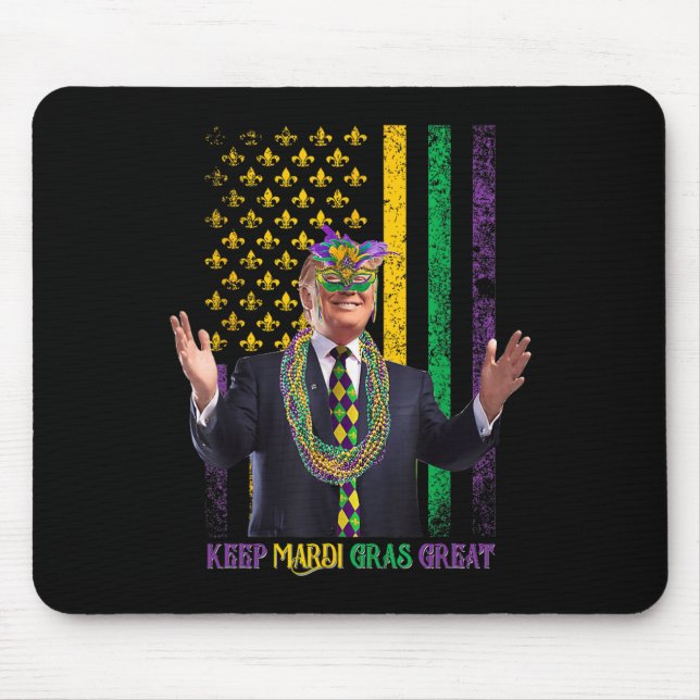 Tapis De Souris Garder Mardi Gras Grand Amusant Trump Mardi Gras 2 (Devant)