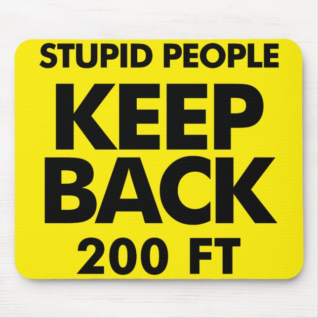 Tapis De Souris Gardez de retour le mousepad (Devant)
