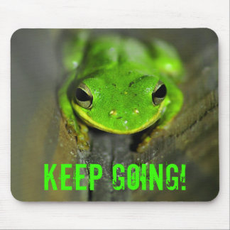 Tapis De Souris Gardez la grenouille allante Mousepad