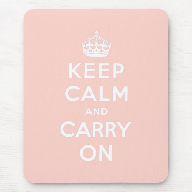 Tapis De Souris gardez le calme et continuez l'original (Devant)
