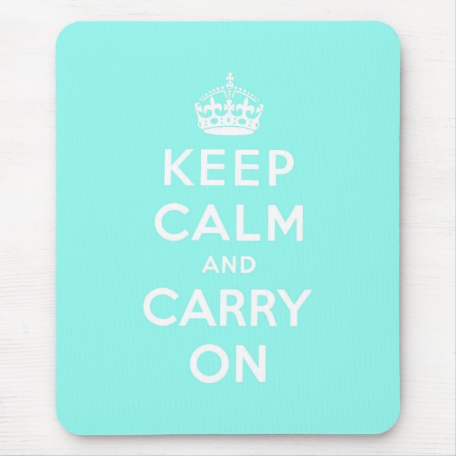 Tapis De Souris gardez le calme et continuez l'original (Devant)