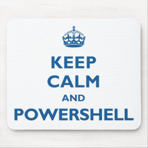 Tapis De Souris Gardez le calme et le PowerShell Mousepad