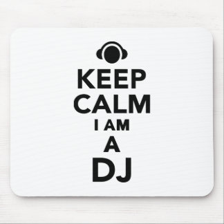 Tapis De Souris Gardez le calme que je suis le DJ