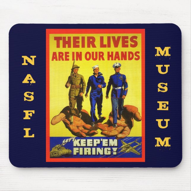 Tapis De Souris Gardez-les mise à feu (Devant)