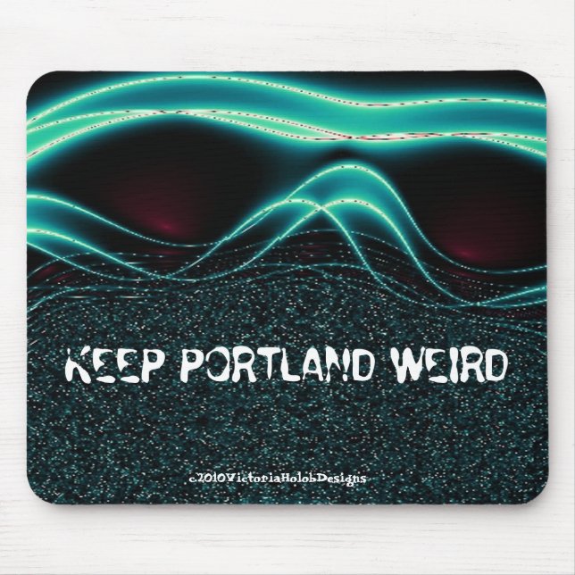 Tapis De Souris "Gardez Portland" de Mousepad étrange (Devant)