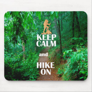 Tapis De Souris Gardez votre calme et continuez à marcher