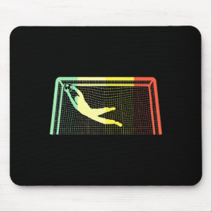 Tapis De Souris Gardien de but de football vintage pour garçons fi