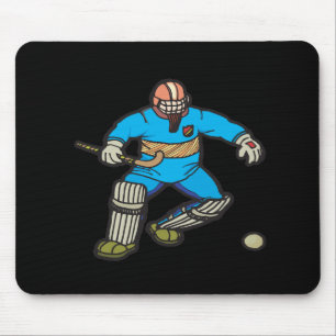 Tapis De Souris Gardien de but d'hockey de champ