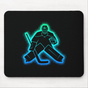Tapis De Souris Gardien de but Joueur de hockey Enfants Hommes Gar