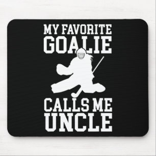 Tapis De Souris Gardien de Hockey sur Gazon Oncle Gardien de Hocke