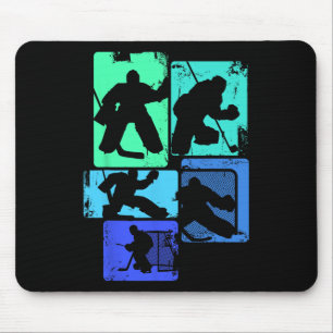 Tapis De Souris Gardien de hockey sur glace Joueur de hockey Enfan