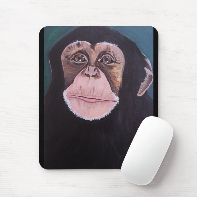 Tapis De Souris Gardien de la forêt Peinture d'Alfred Fox (Avec souris)