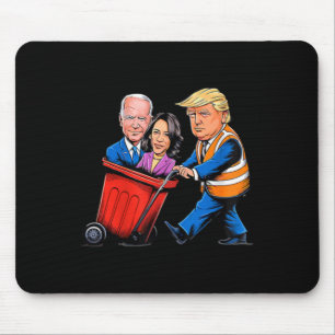 Tapis De Souris Garge pour Trump 2024 Drôle de moment pour sortir