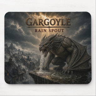 Tapis De Souris Gargouille de descente des eaux Dark Realism