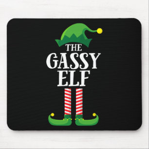 Tapis De Souris Gassy Elf Matching Family Group Christmas Party