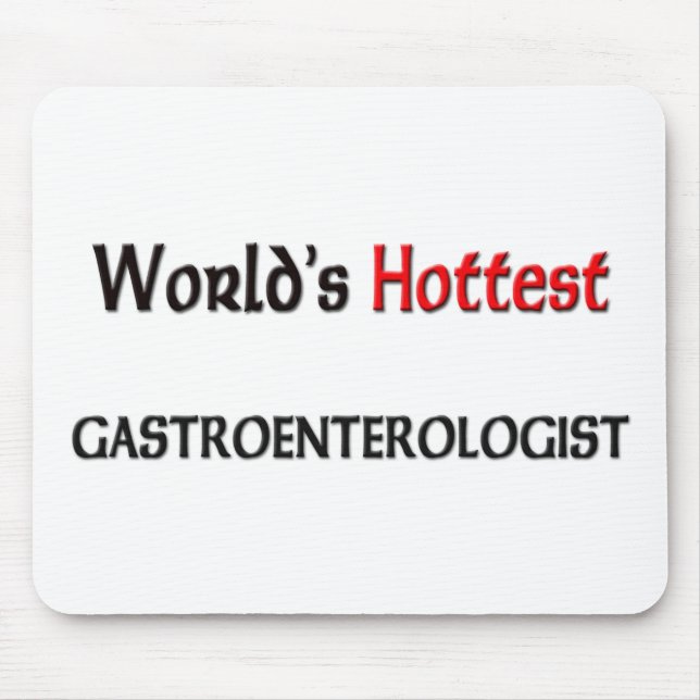 Tapis De Souris Gastroentérologue le plus chaud au monde (Devant)