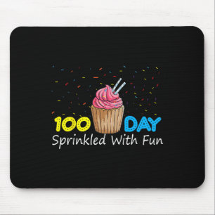 Tapis De Souris Gâteau 100 Jours Parsemés De Fun 100 Jours D'École