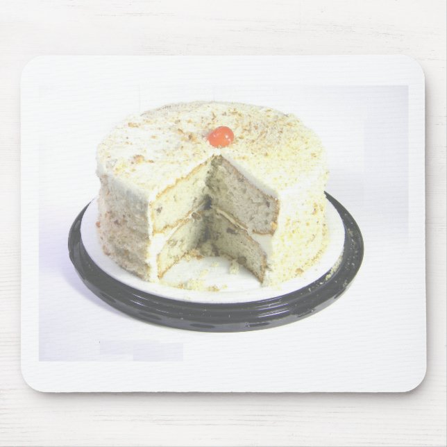 Tapis De Souris Gâteau blanc (Devant)
