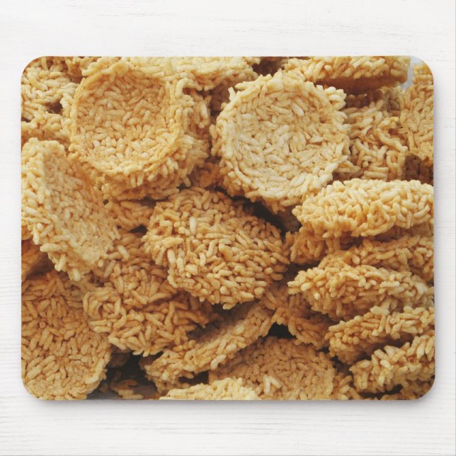 Tapis De Souris Gâteaux de riz soufflé ~ Sucres asiatiques Dessert (Devant)