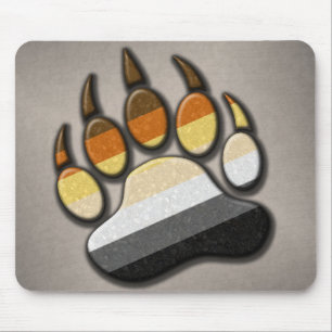 Tapis De Souris Gay Bear Pride Paw