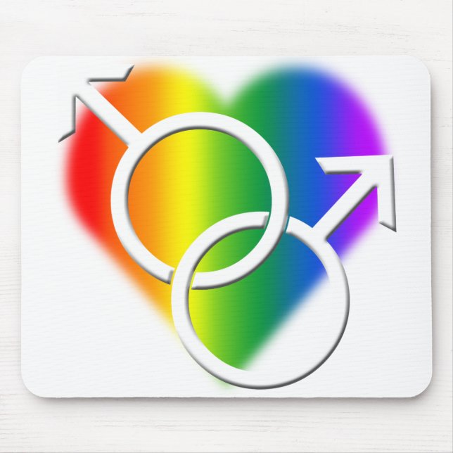 Tapis De Souris Gay pride Mousepad Gay pride Mousepads & Décor (Devant)