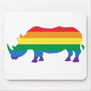 Tapis De Souris Gay-Pride-Rhino