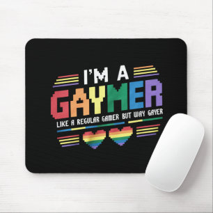 Tapis De Souris Gaymer comme un joueur régulier mais bien plus gay