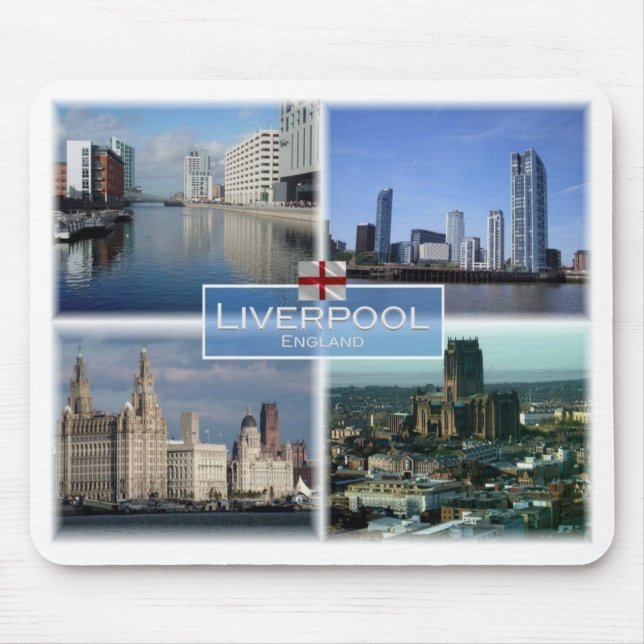 Tapis De Souris GB Royaume-Uni - Angleterre - Liverpool - (Devant)