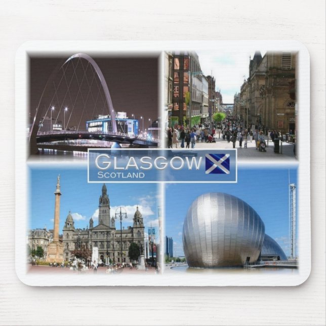 Tapis De Souris GB Royaume-Uni - Ecosse - Glasgow - (Devant)