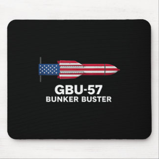 Tapis De Souris Gbu-57 Bunker Buster American Flag 4th Of July Tan