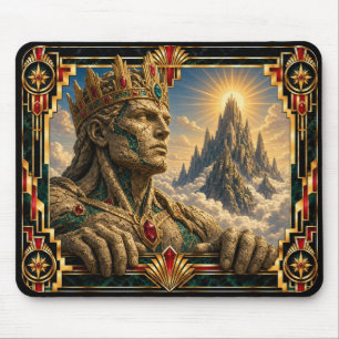 Tapis De Souris Géant, Art Déco Mythique