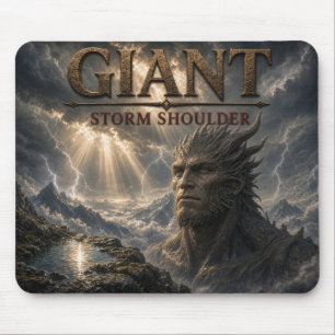 Tapis De Souris Géant d'Orage Épaule Dark Realism
