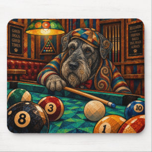 Tapis De Souris Géant Schnauzer, Mosaïque Géométrique