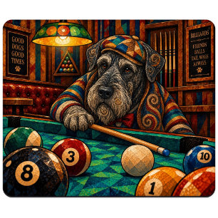 Tapis De Souris Géant Schnauzer, Mosaïque Géométrique