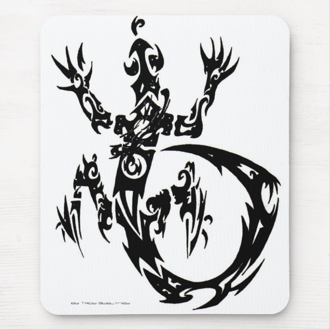 Tapis De Souris Gecko 1, par Gwaltney de troy (Devant)