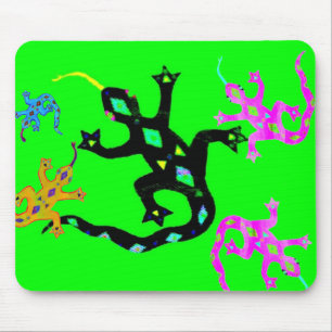Tapis De Souris Gecko en Vert2