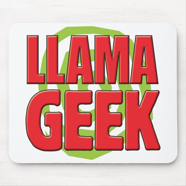 Tapis De Souris Geek de lama (Devant)