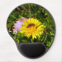 Tapis De Souris Gel Abeille et pissenlit