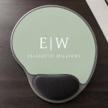 Tapis De Souris Gel Élégant professionnel simple Monogramme minimalist<br><div class="desc">Découvrez notre Elegant Professional Simple Monogram Minimalist Collection : Elevez votre style avec une sophistication intemporelle et une élégance sobre. Réalisée avec une attention minutieuse aux détails, cette collection présente des designs minimalistes ornés de votre monogramme personnalisé. Chaque pièce respire le professionnalisme et le raffinement, parfait pour faire une impression...</div>