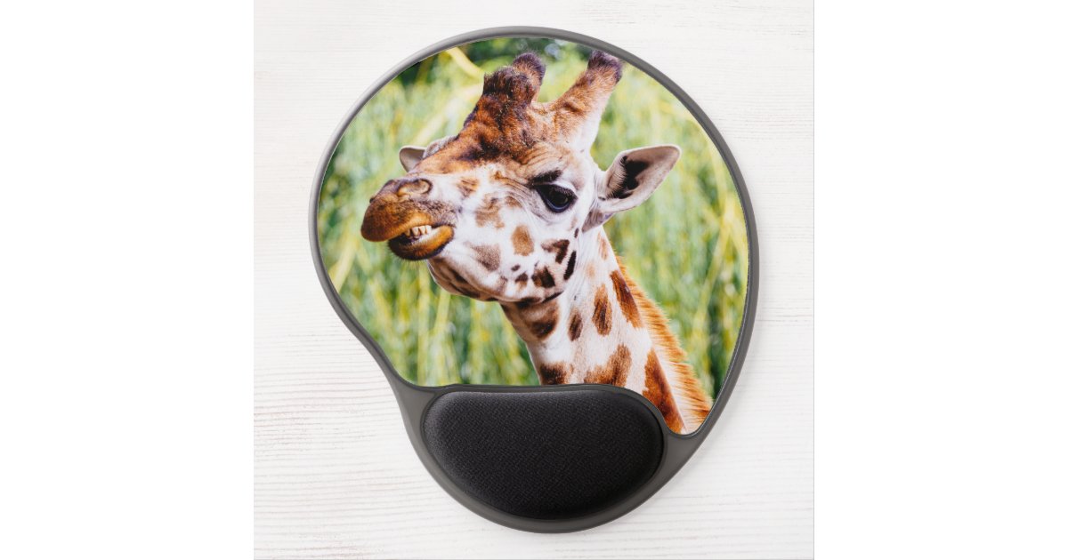 Tapis De Souris Gel Girafe De Sourire Animal Montrant Ses Dents Zazzle Fr Tapis De Souris Gel Girafe De Sourire Animal Montrant Ses Dents Zazzle Fr