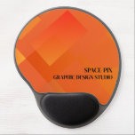 Tapis De Souris Gel Graphique orange, Graphiste<br><div class="desc">Orange Graphic,  Graphic Designer Mousepad par le Carte de visite Store.</div>