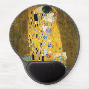 Tapis De Souris Gel Gustav Klimt la peinture vintage de Nouveau d'art